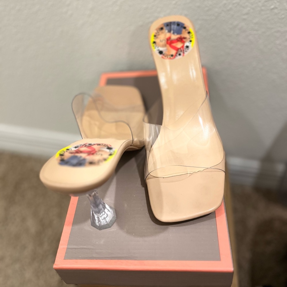 Elegant Beige Women's Heels